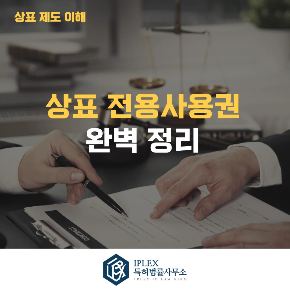 상표 전용사용권 완벽 정리 관련 자료