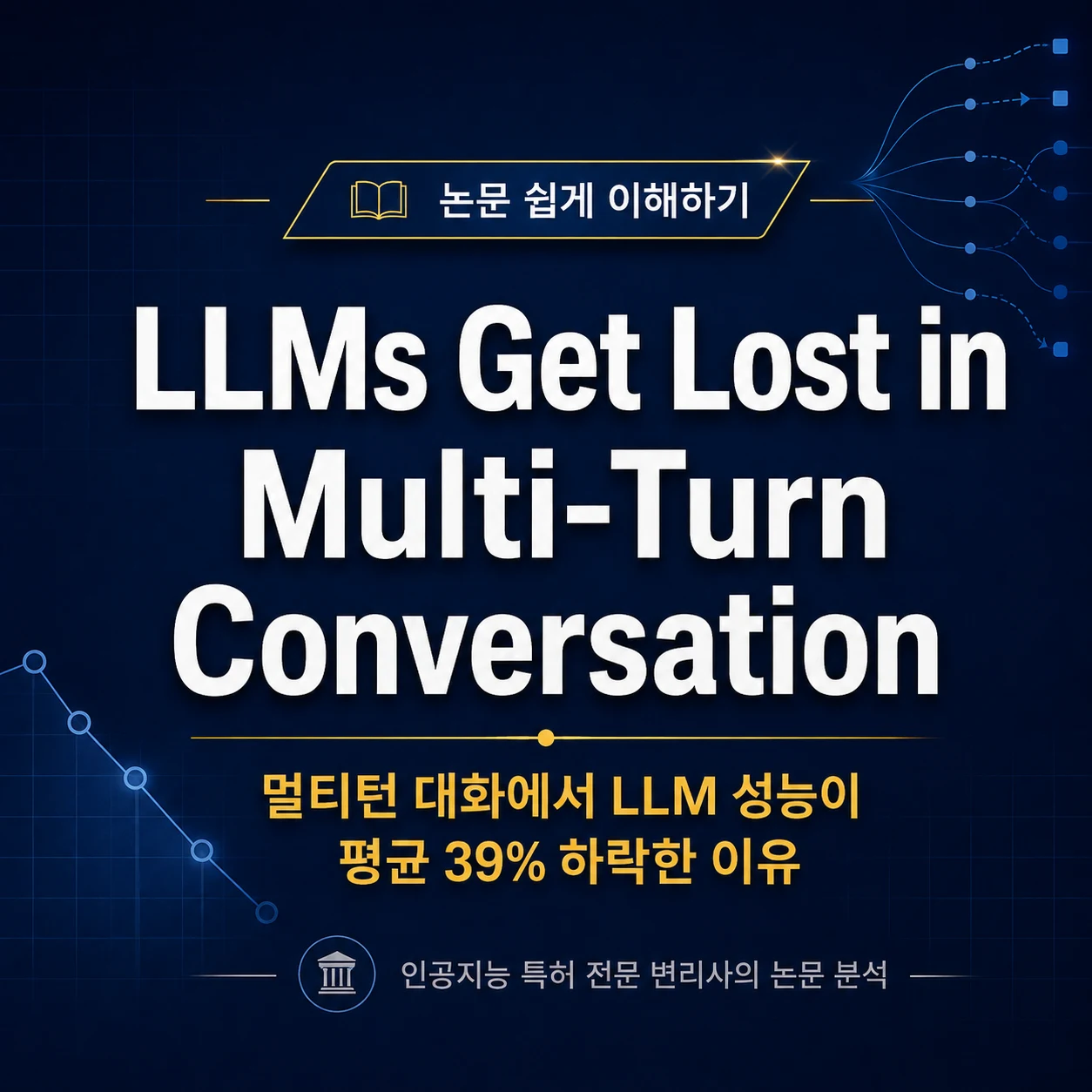 LLM은 왜 대화가 길어질수록 길을 잃을까? 관련 자료