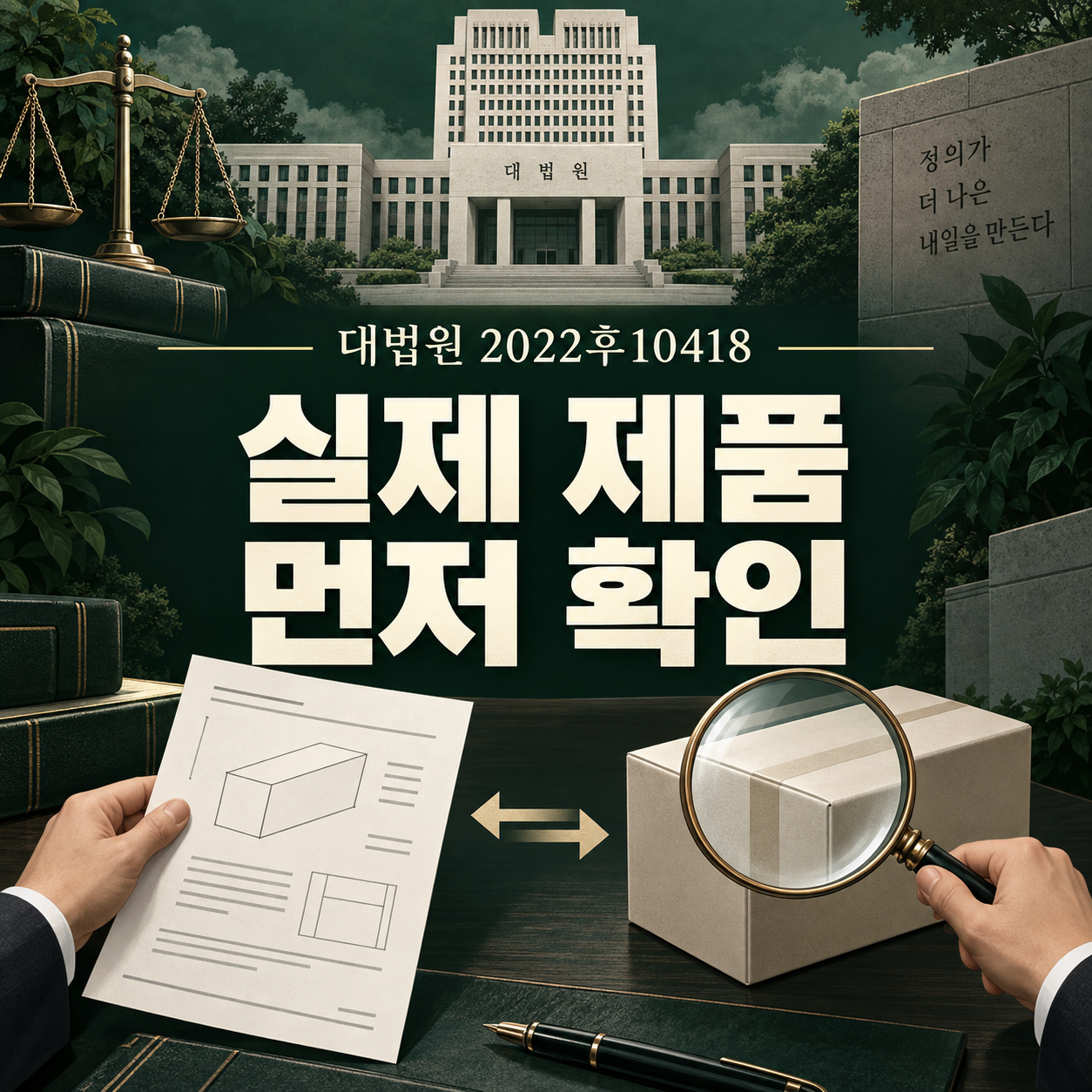 디자인 심판, 실제 제품부터 확인하세요